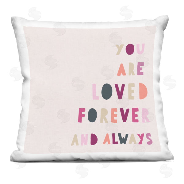 stupell industries Leah Staatsma | You are Loved Forever Printed Throw Pillow