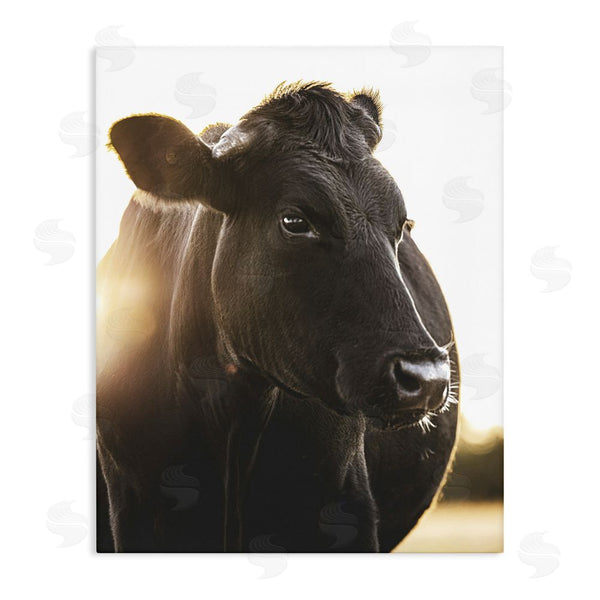 stupell industries Leah Straatsma | Bessie The Cow Portrait Wall Art