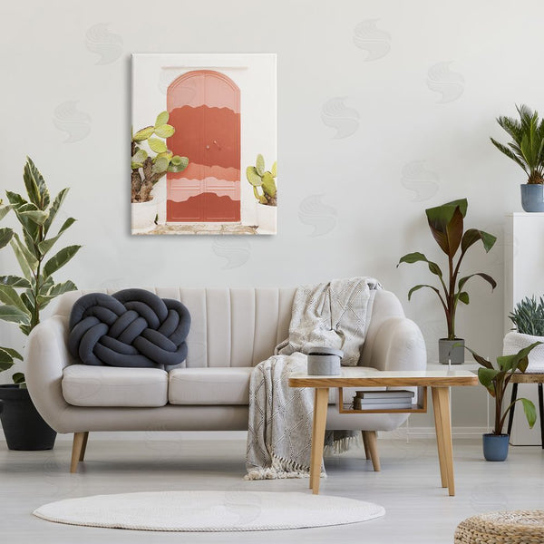 Stupell Industries Leah Straatsma | Contemporary Desert Doorway Cactus Wall Art