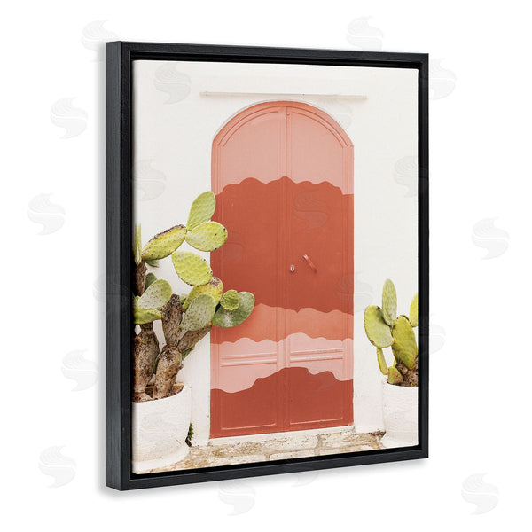 Stupell Industries Leah Straatsma | Contemporary Desert Doorway Cactus Wall Art