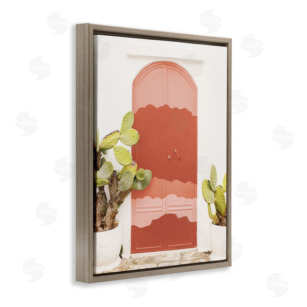 Stupell Industries Leah Straatsma | Contemporary Desert Doorway Cactus Wall Art