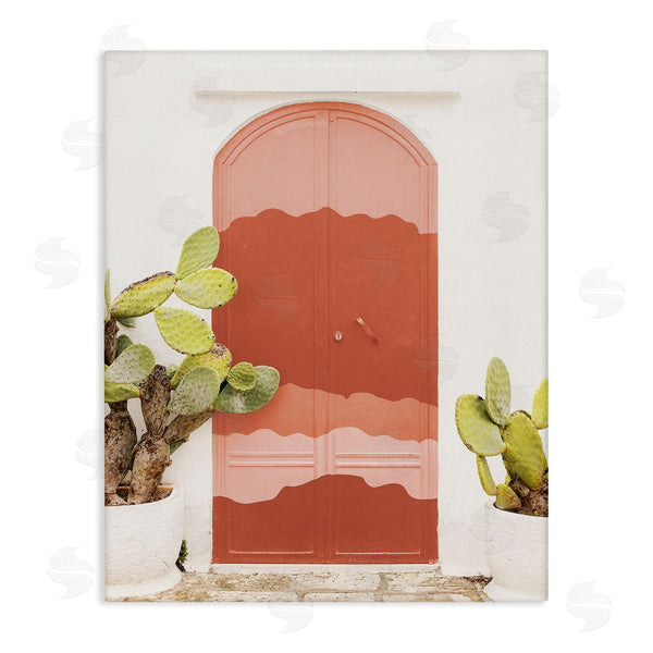 stupell industries Leah Straatsma | Contemporary Desert Doorway Cactus Wall Art