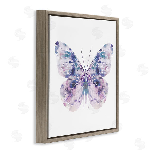 Stupell Industries Leah Straatsma | Delicate Purple Butterfly Wings Wall Art
