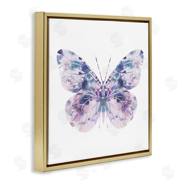 Stupell Industries Leah Straatsma | Delicate Purple Butterfly Wings Wall Art