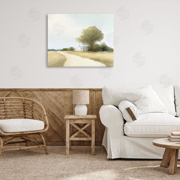 Stupell Industries Leah Straatsma | Farmhouse Road In Distance