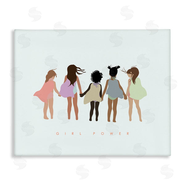stupell industries Leah Straatsma | Girl Power Inclusive Caped Superheroes Wall Art