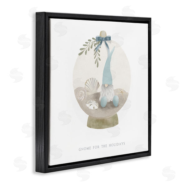 Stupell Industries Leah Straatsma | Gnome For The Holidays Seashells Wall Art
