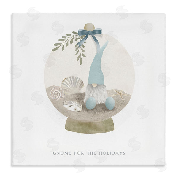 stupell industries Leah Straatsma | Gnome For The Holidays Seashells Wall Art