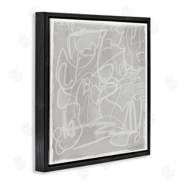 Stupell Industries Leah Straatsma | Grey Modern Squiggles Wall Art