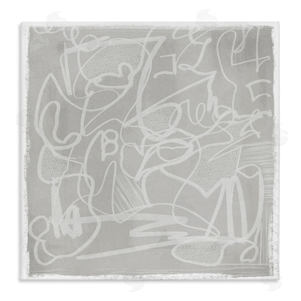 stupell industries Leah Straatsma | Grey Modern Squiggles Wall Art