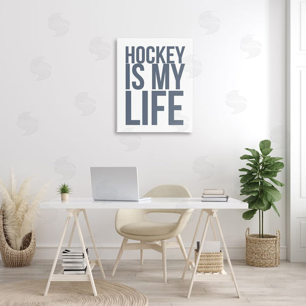 Stupell Industries Leah Straatsma | Hockey Is Life Wall Art