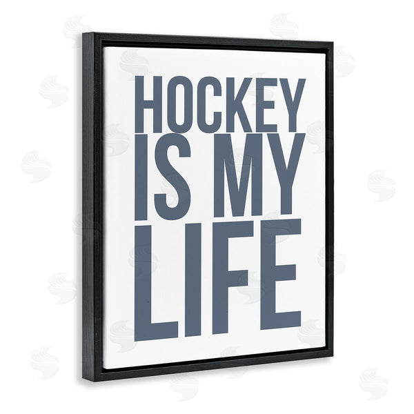 Stupell Industries Leah Straatsma | Hockey Is Life Wall Art