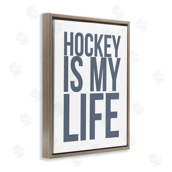 Stupell Industries Leah Straatsma | Hockey Is Life Wall Art