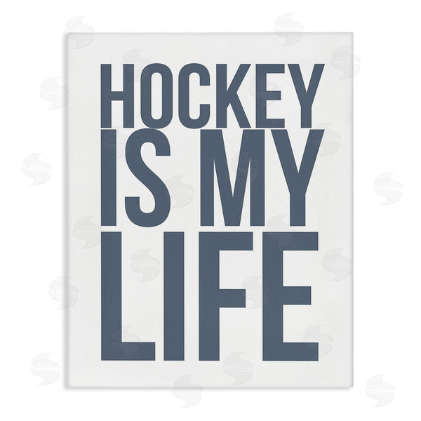 stupell industries Leah Straatsma | Hockey Is Life Wall Art