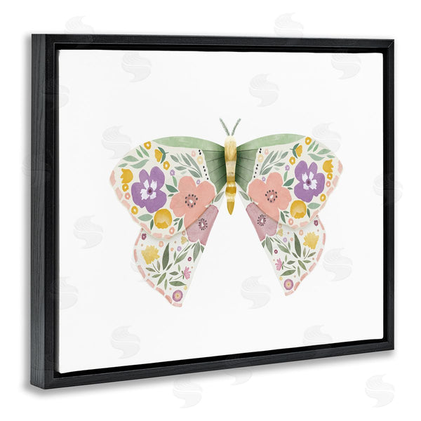 Stupell Industries Leah Straatsma | Marigold Floral Moth