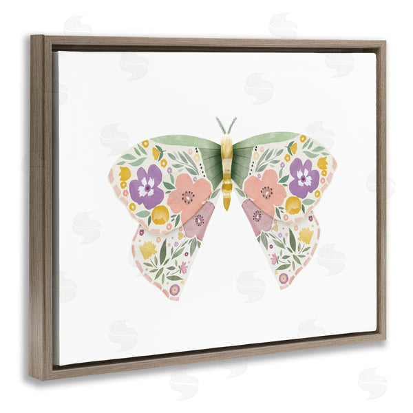 Stupell Industries Leah Straatsma | Marigold Floral Moth