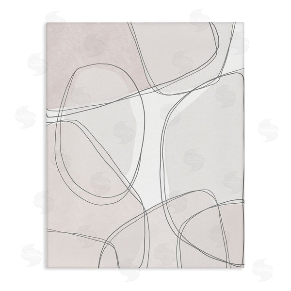 stupell industries Leah Straatsma | Modern Lines and Shape Abstractions Thin Grey Details Wall Art