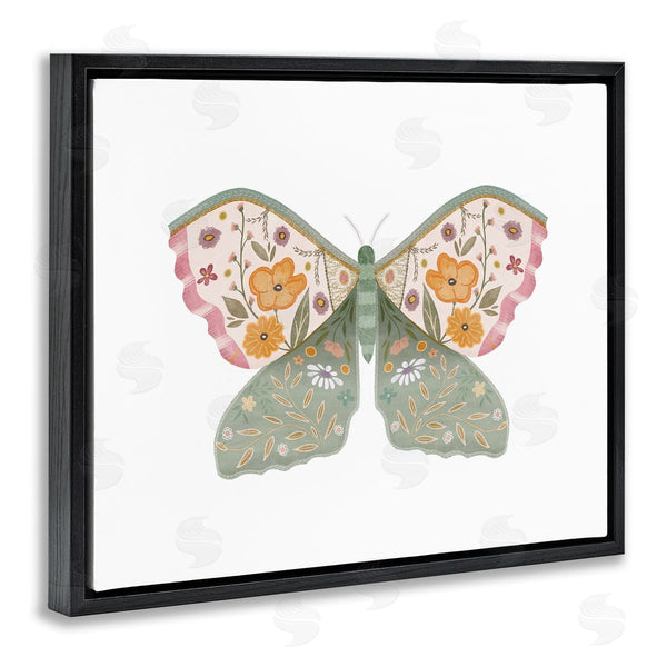 Stupell Industries Leah Straatsma | Moth With Floral Wings