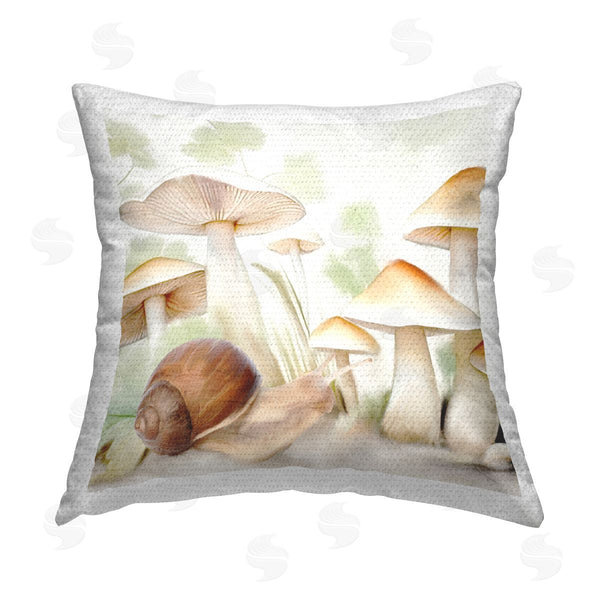 Stupell Industries Leah Straatsma | Moth With Floral Wings Printed Throw Pillow