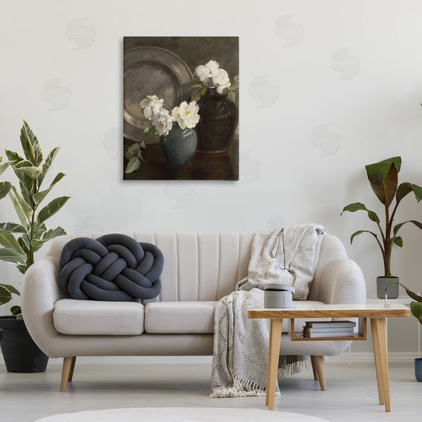 Stupell Industries Leah Straatsma | Peony Still Life With Plate