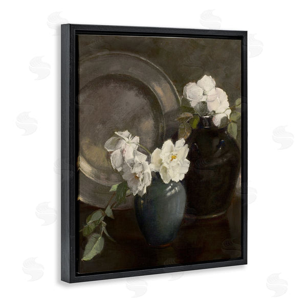 Stupell Industries Leah Straatsma | Peony Still Life With Plate