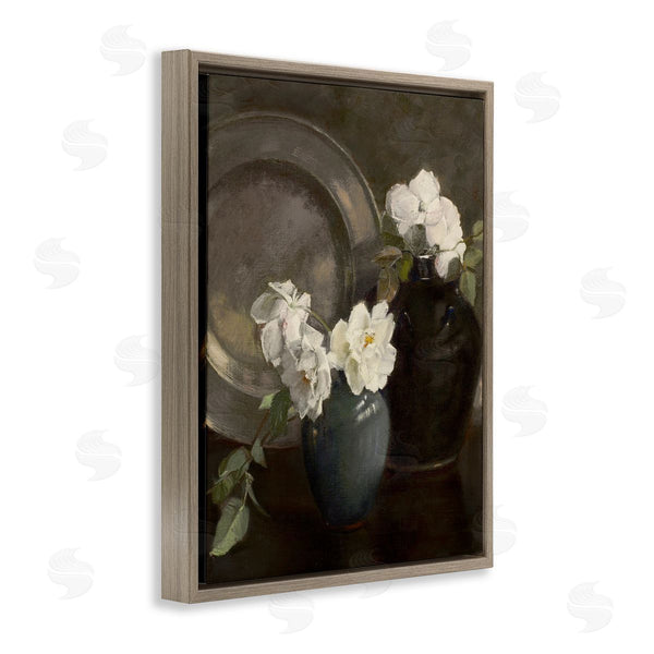 Stupell Industries Leah Straatsma | Peony Still Life With Plate