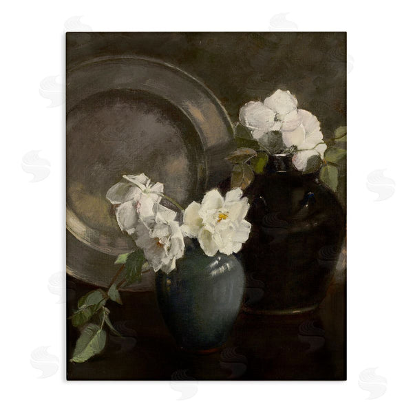 stupell industries Leah Straatsma | Peony Still Life with Plate