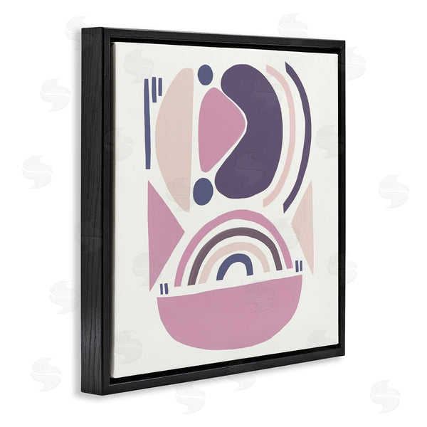 Stupell Industries Leah Straatsma | Playful Abstract Organic Shapes Purple Pink