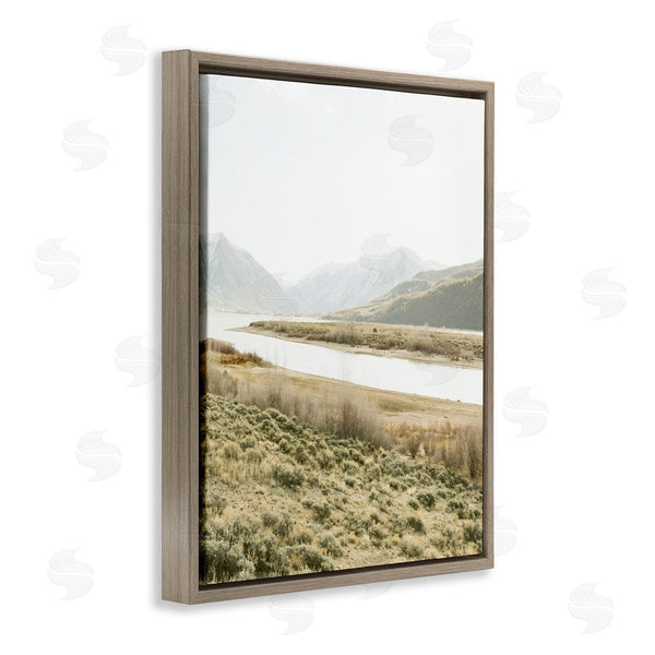 Stupell Industries Leah Straatsma | River Mountains Peace