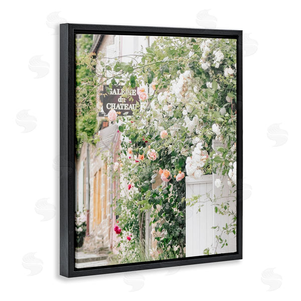 Stupell Industries Leah Straatsma | Roses Blooming French Neighborhood Wall Art