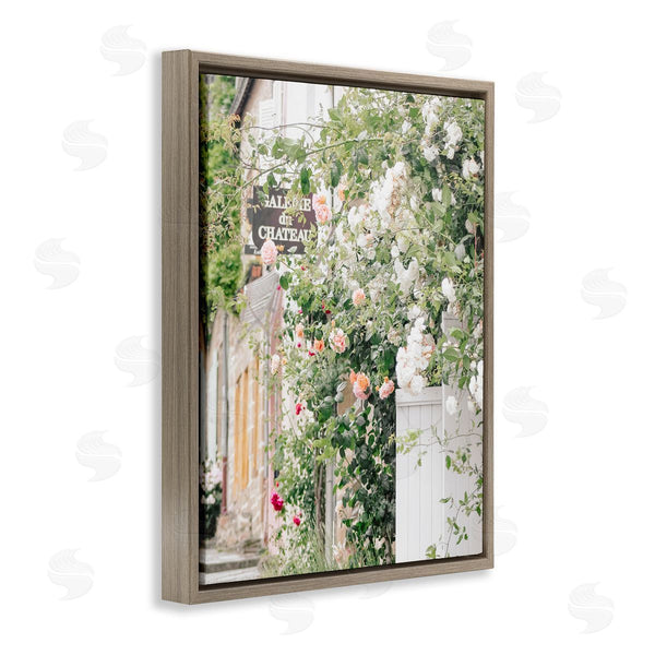 Stupell Industries Leah Straatsma | Roses Blooming French Neighborhood Wall Art