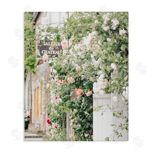 stupell industries Leah Straatsma | Roses Blooming French Neighborhood Wall Art