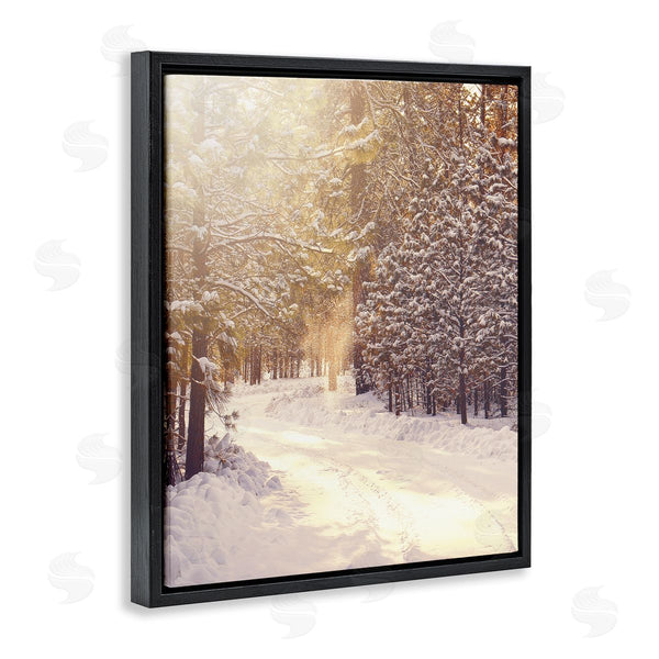 Stupell Industries Leah Straatsma | Snowy Winter Path Wall Art