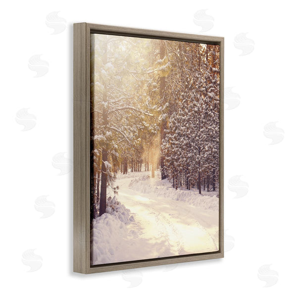 Stupell Industries Leah Straatsma | Snowy Winter Path Wall Art