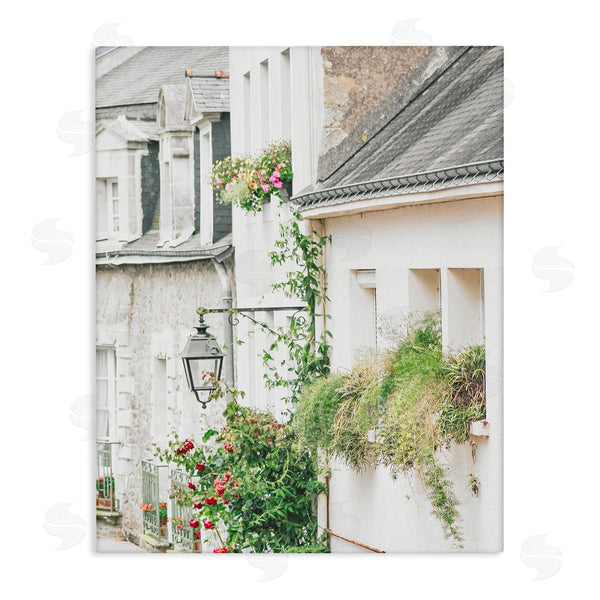 stupell industries Leah Straatsma | Town Street Blooming Vines Wall Art