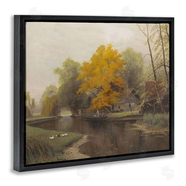 Stupell Industries Leah Straatsma | Vintage Fall By The River