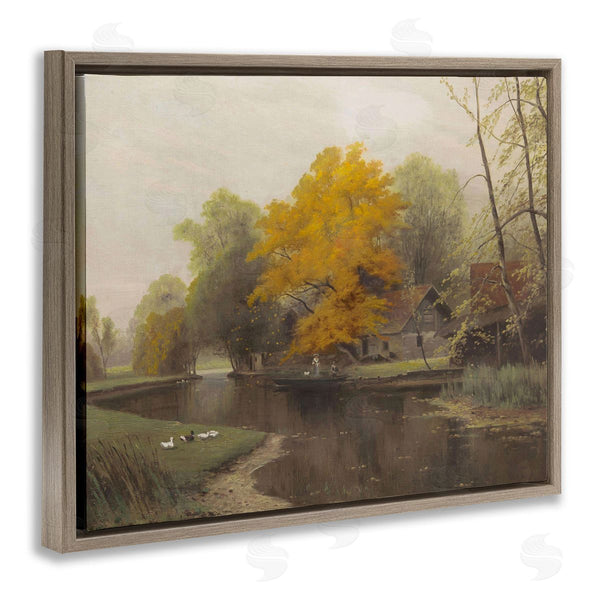 Stupell Industries Leah Straatsma | Vintage Fall By The River