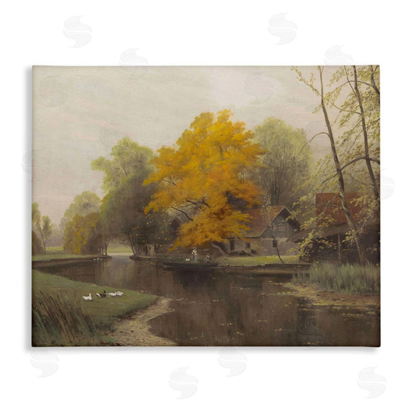 stupell industries Leah Straatsma | Vintage Fall By The River