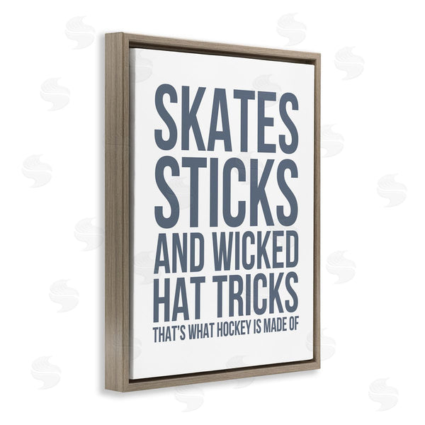 Stupell Industries Leah Straatsma | What Hockey Is Made Of Wall Art