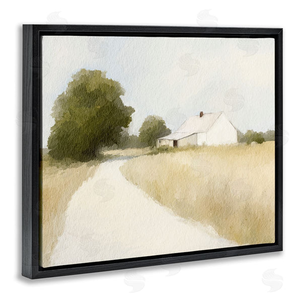 Stupell Industries Leah Straatsma | White Farmhouse Path Tranquility