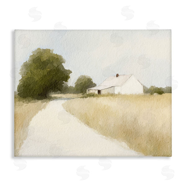 stupell industries Leah Straatsma | White Farmhouse Path Tranquility