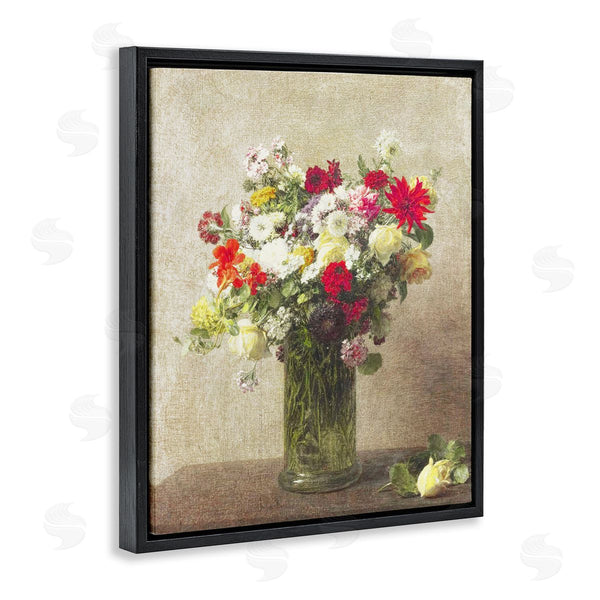 Stupell Industries Leah Straatsma | Yellow And Red Vintage Florals