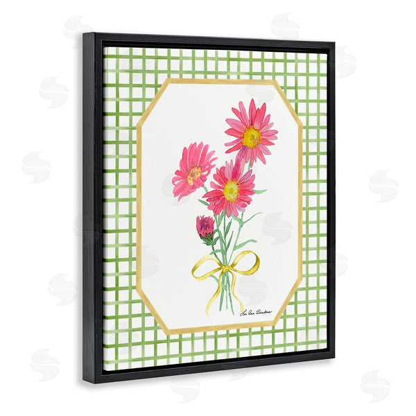 Stupell Industries Lee Ann Sanders | Botanical Story On Gingham Wall Art