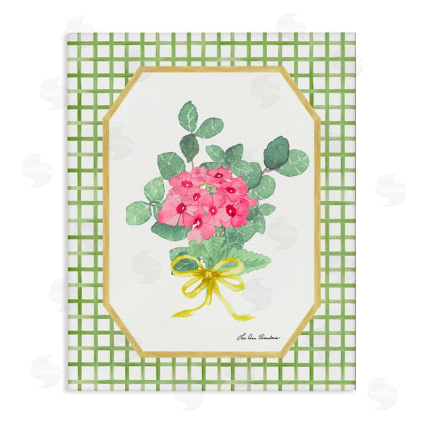 stupell industries Lee Ann Sanders | Botanical Story on Grid Pattern Wall Art