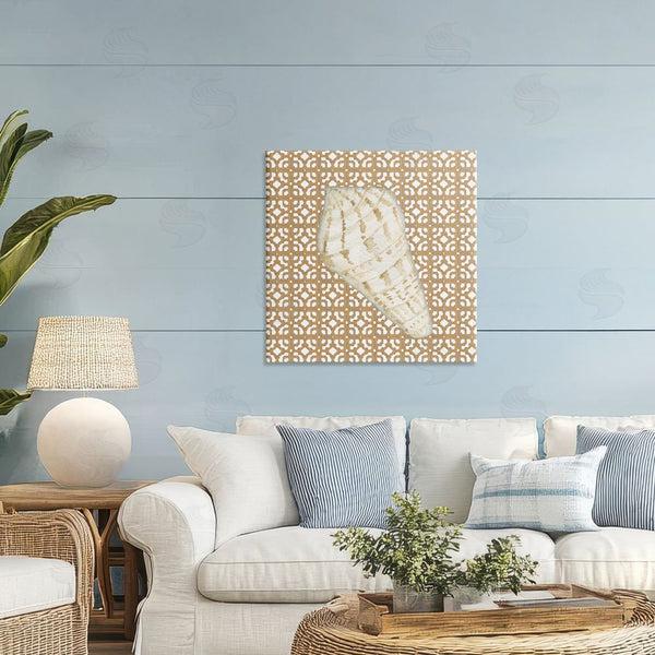 Stupell Industries Lee Ann Sanders | Coastal Tile And Shell