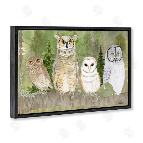 Stupell Industries Lee Ann Sanders | Forest Owls On Perch