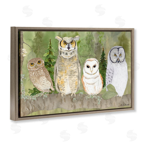 Stupell Industries Lee Ann Sanders | Forest Owls On Perch