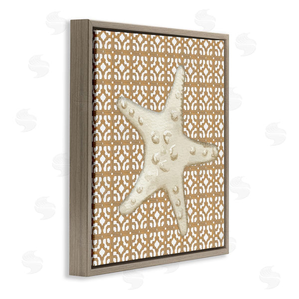 Stupell Industries Lee Ann Sanders | Mediterranean Tile & Starfish