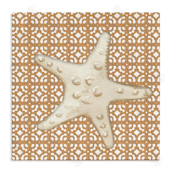 stupell industries Lee Ann Sanders | Mediterranean Tile & Starfish