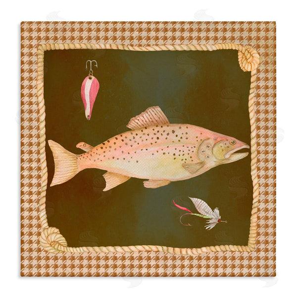 stupell industries Lee Ann Sanders | Rustic Fishing Life